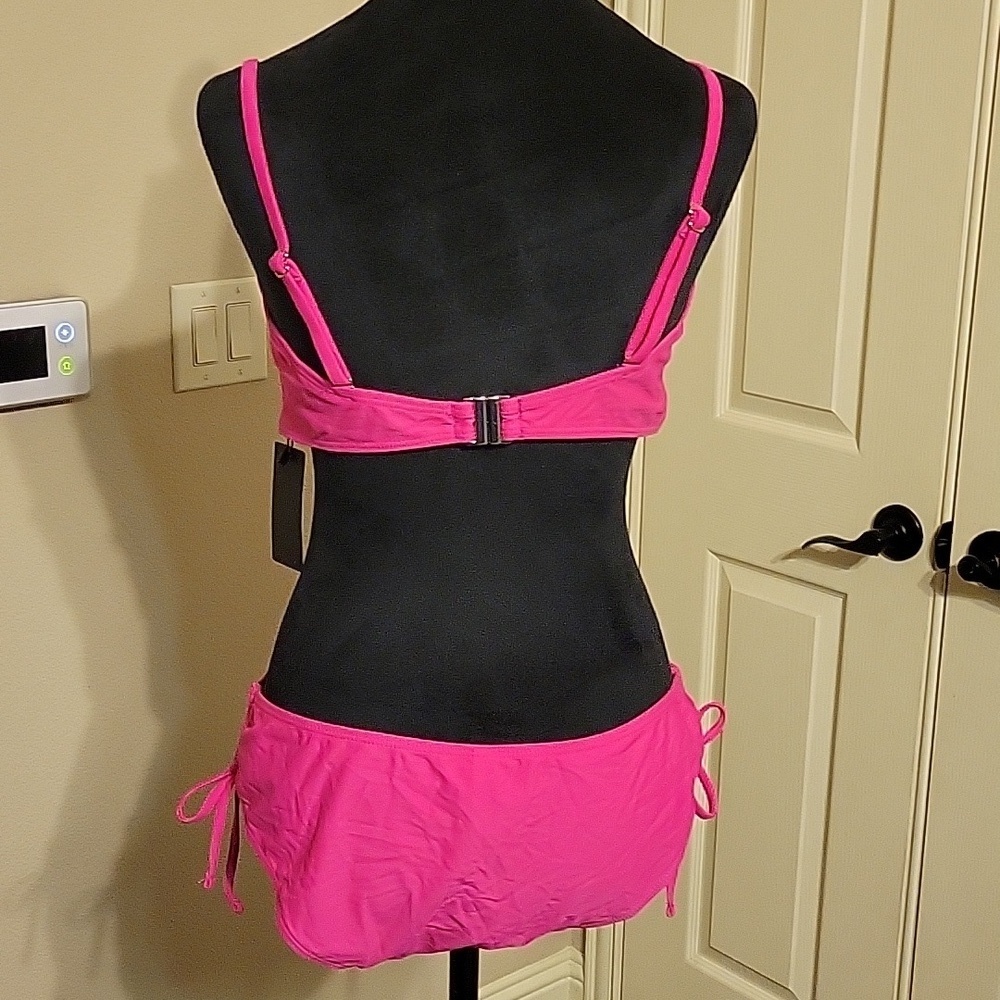 Pink Strapless Bikini Set NWT - Picture 10 of 12